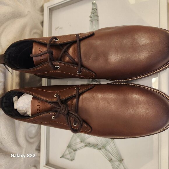 Cole Haan Midland Lug Chukka booties. Leather. NIB. Men\'s. Size 8.5 main image 2